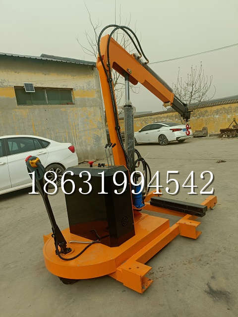 怀安县自卸车厢随车吊 自制轮式四不像起重机 四驱平板吊 5吨 贵盛